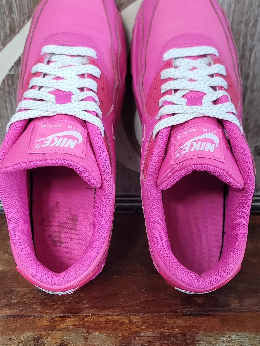 🔥 Nike Air Max 90 LTR 'Laser Fuchsia' Wmns 8.5 Good Cond. Fast Shipping